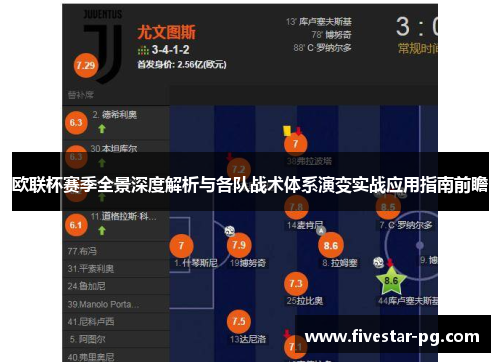 欧联杯赛季全景深度解析与各队战术体系演变实战应用指南前瞻 欧联杯赛季全景深度解析与各队战术体系演变实战应用指南前瞻